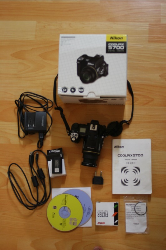 니콘 E5700 구성품