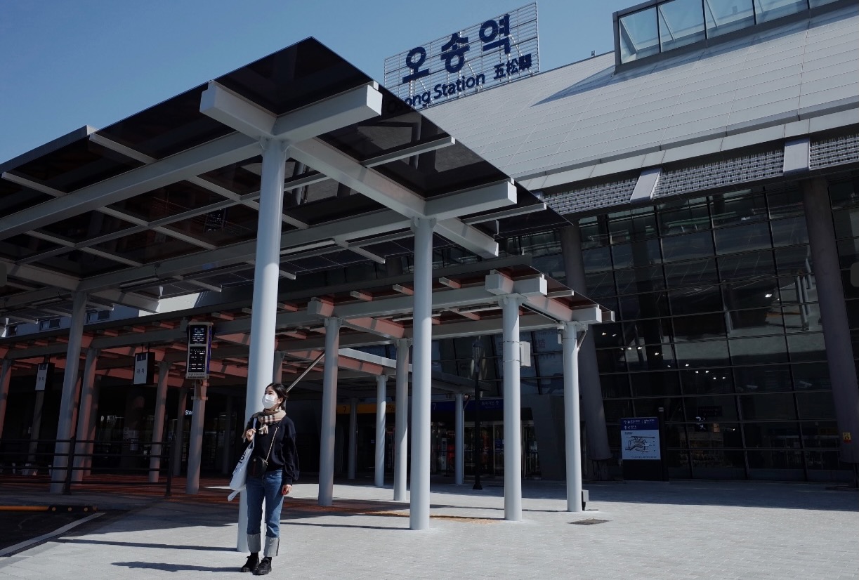 출고 당일 오송역 도착, M340i 세종 삼천리 모터스로 향하는 길