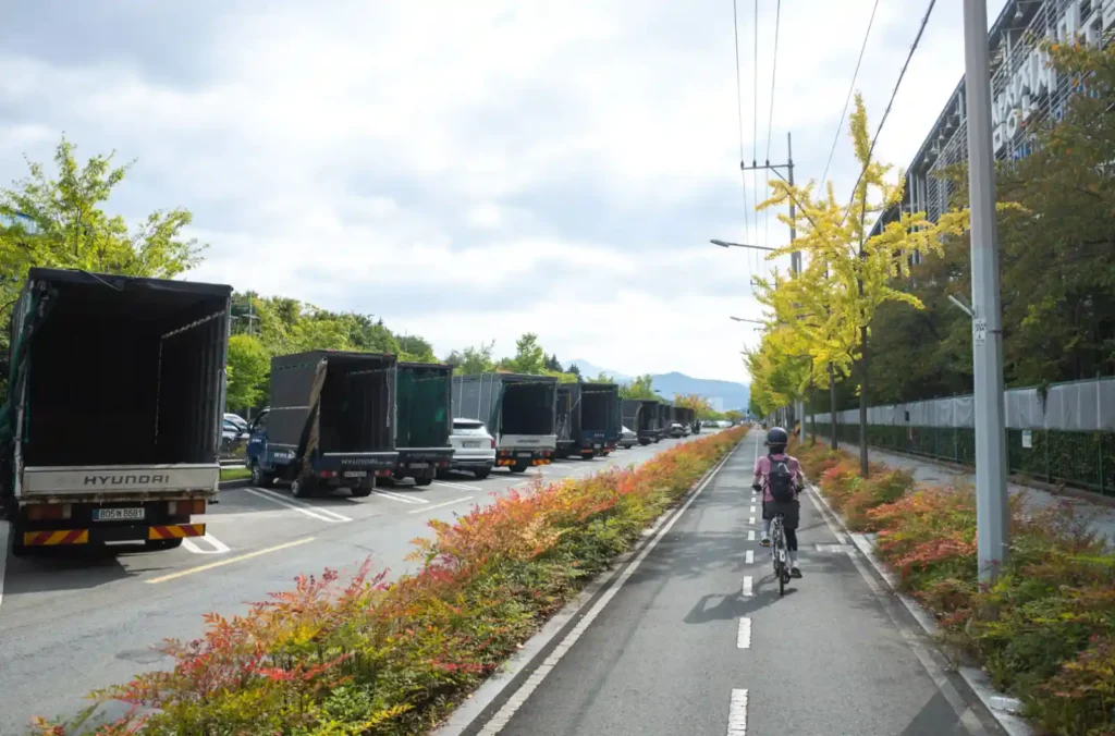 대구 자전거 전용 도로 라이딩, 초보자도 안전한 모다아울렛 코스