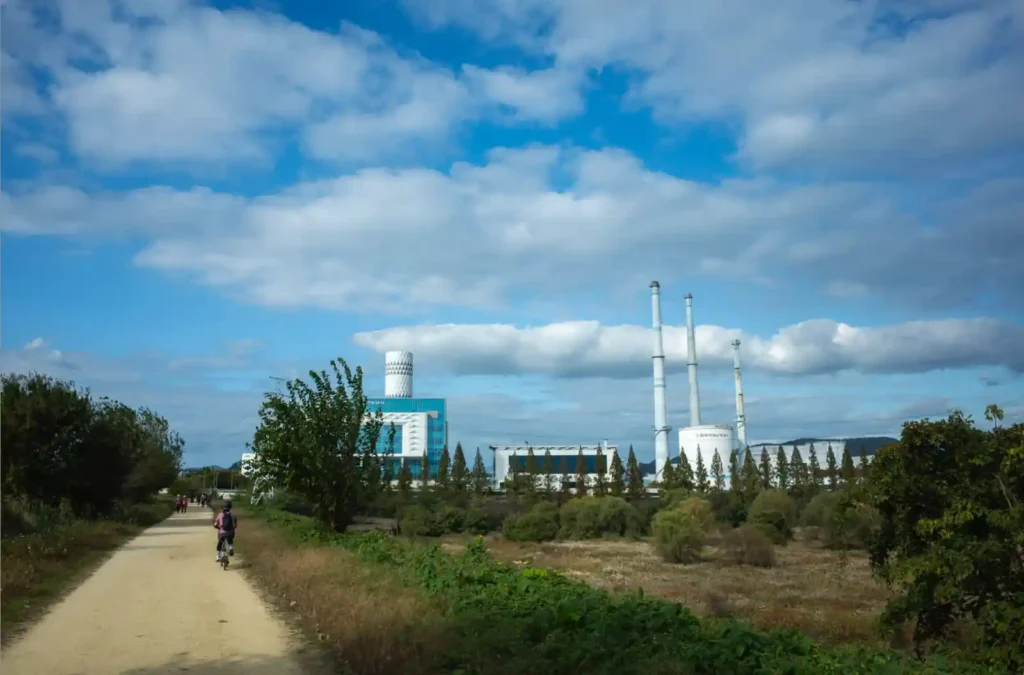 대구 뚝방길 브롬톤 라이딩, 비포장도로와 광활한 풍경