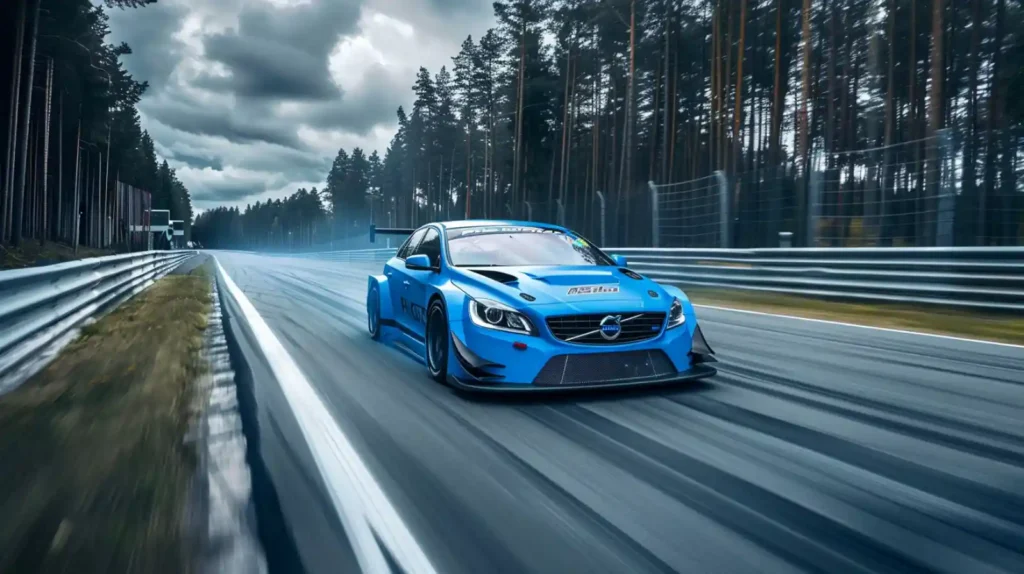 STCC 경기 트랙을 질주하는 폴스타 레이싱 팀의 볼보 S60 레이스카, 폴스타 전성기의 상징