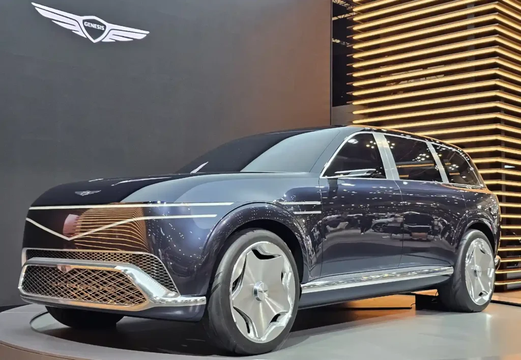 제네시스 GV90 네오룬 콘셉트 2026 - eM 플랫폼, 코치도어, 울트라 럭셔리 전기 SUV