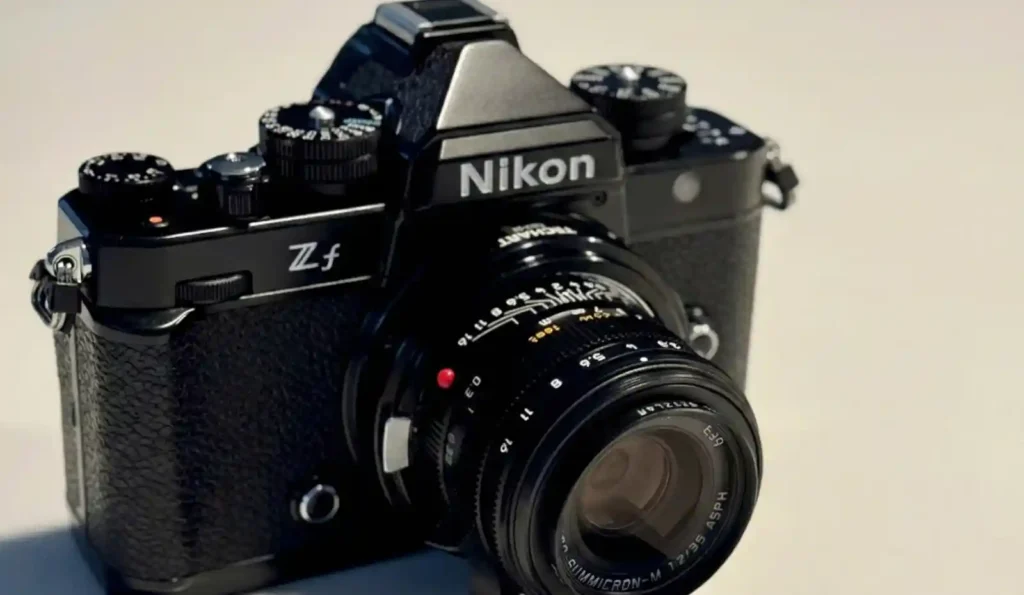 니콘 Zf 바디에 라이카 M 렌즈를 어댑터로 장착한 실제 사용 모습, 미러리스와 레인지파인더 렌즈 이종교배 조합