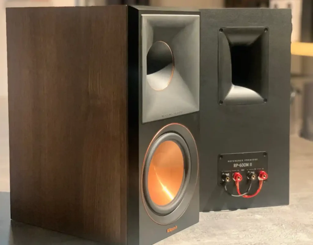 Klipsch Reference Premiere RP-600M II 북쉘프 스피커 - 혼 트위터와 높은 능률의 미국식 디자인