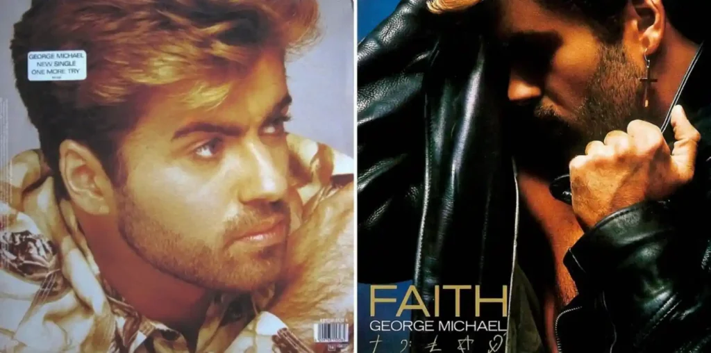 조지 마이클 Faith 앨범 커버 One More Try 싱글 커버 1987