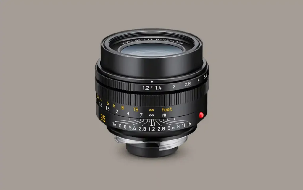 라이카 녹티룩스 M 35mm f/1.2 ASPH 측면 상세