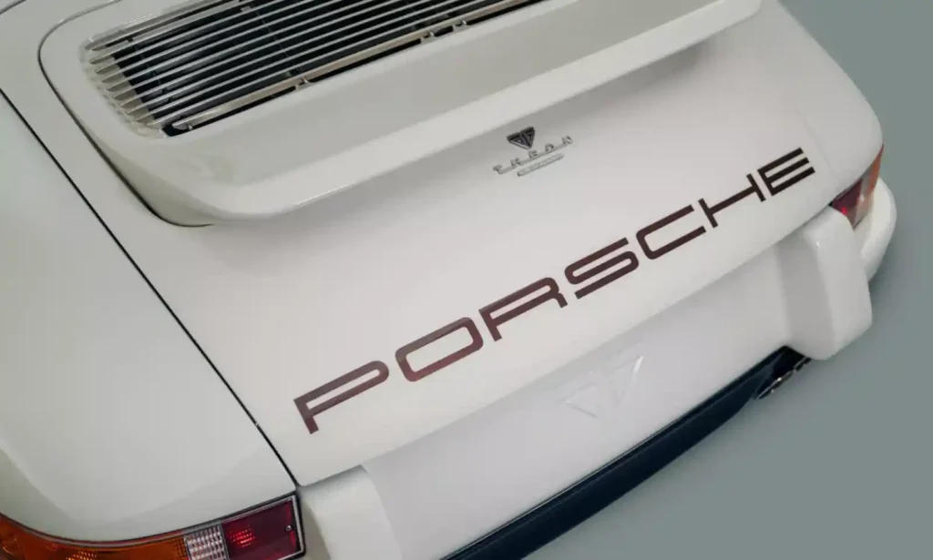 Theon Design 911 리어 데크 PORSCHE 레터링
