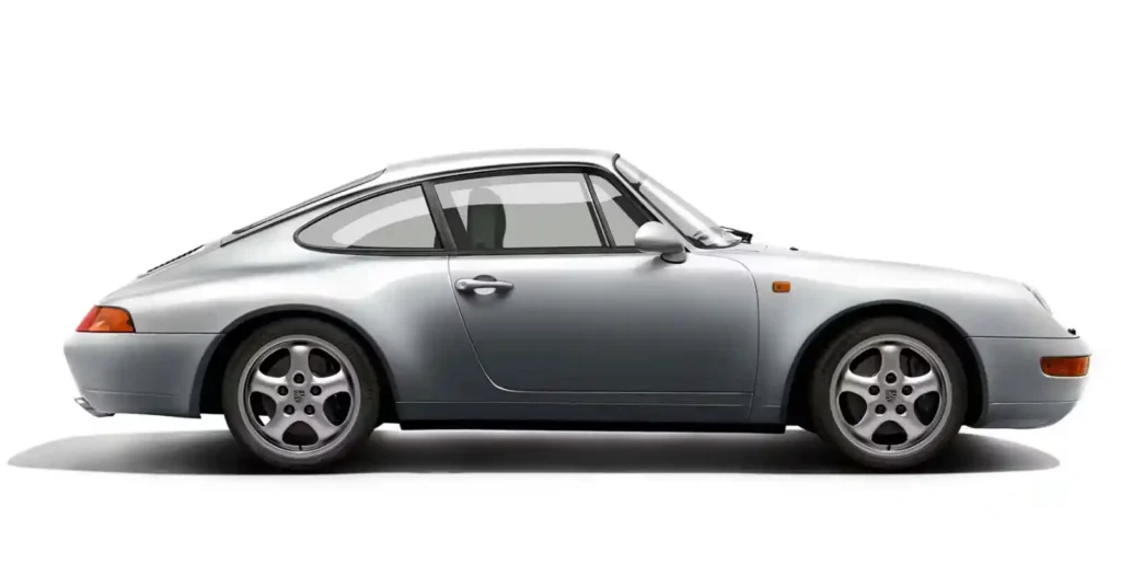 포르쉐 993 측면 – 1997년 단종된 마지막 공랭 911