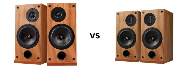 프로악 Response D2(소프트 돔 트위터)와 D2R(리본 트위터) 나란히 비교한 이미지