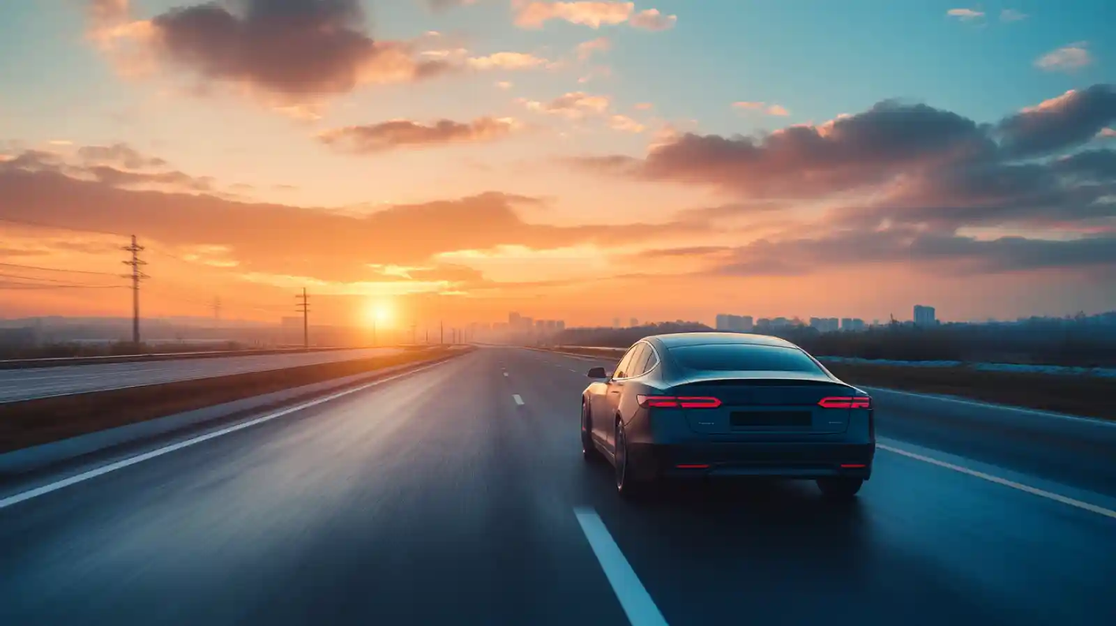 친환경 규제 완화 이후 고속도로를 달리는 세단, 하이브리드 자동차 시장 변화